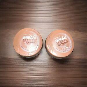 Maybelline Dream Matte Mousse Foundation Cocoa Dark SET OF 2 NEW SEALED